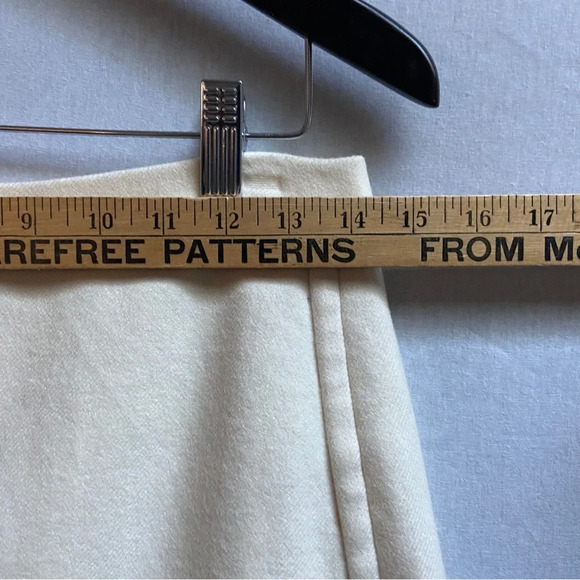 J. Crew 100% Wool Double Notch Mini Skirt Sz 4 - Picture 6 of 7